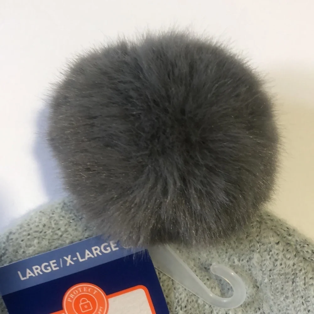 New Dog Beanie Pom Pom Winter Hat XL